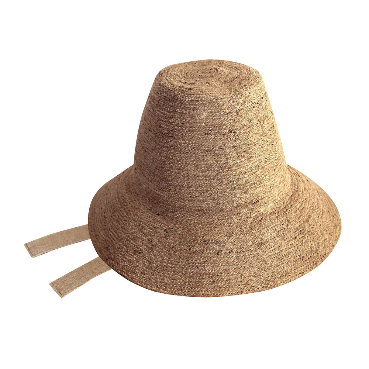 Jute Straw Hat In Nude Beige - Sumiye Co