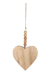 Wooden Charms | Handmade Heart - 11 in (Set of 3) - Sumiye Co