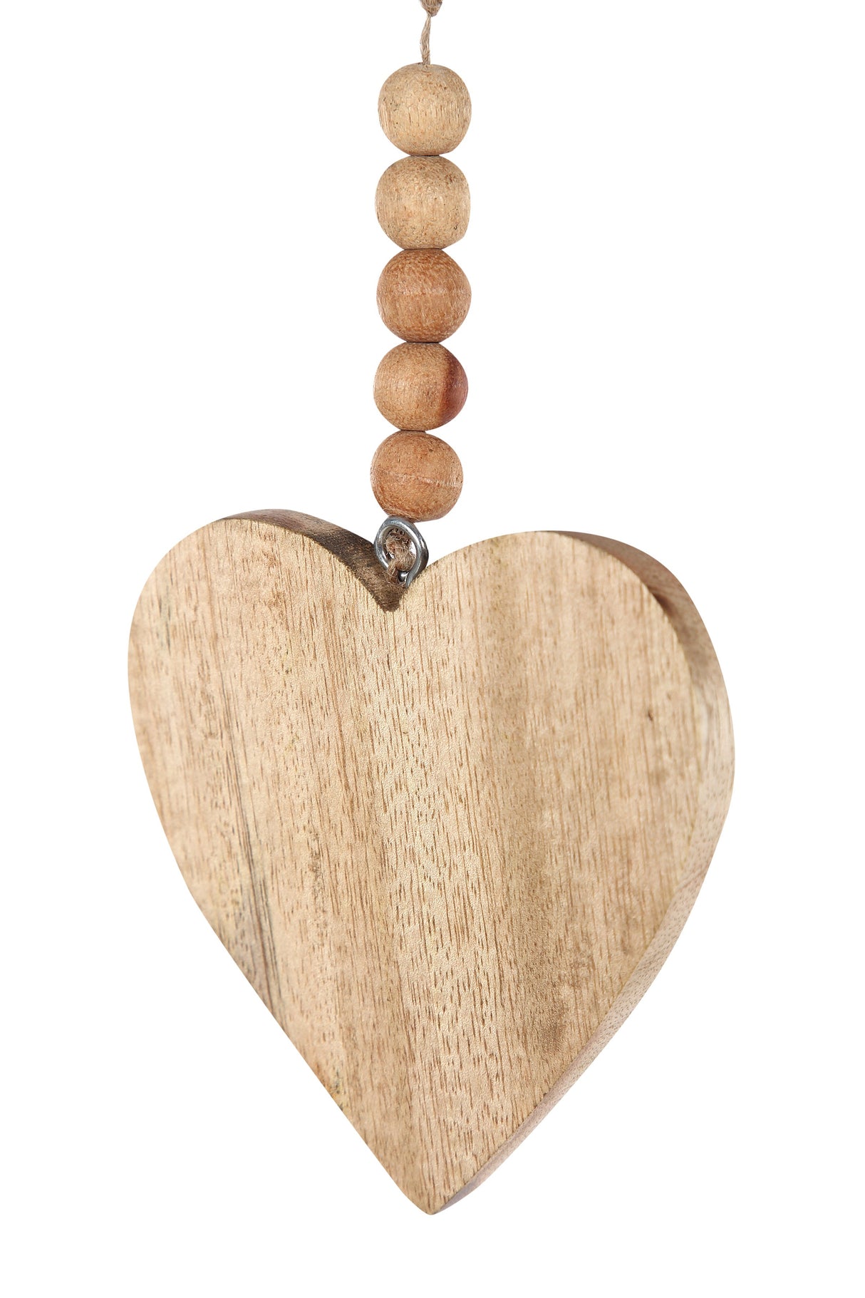 Wooden Charms | Handmade Heart - 11 in (Set of 3) - Sumiye Co