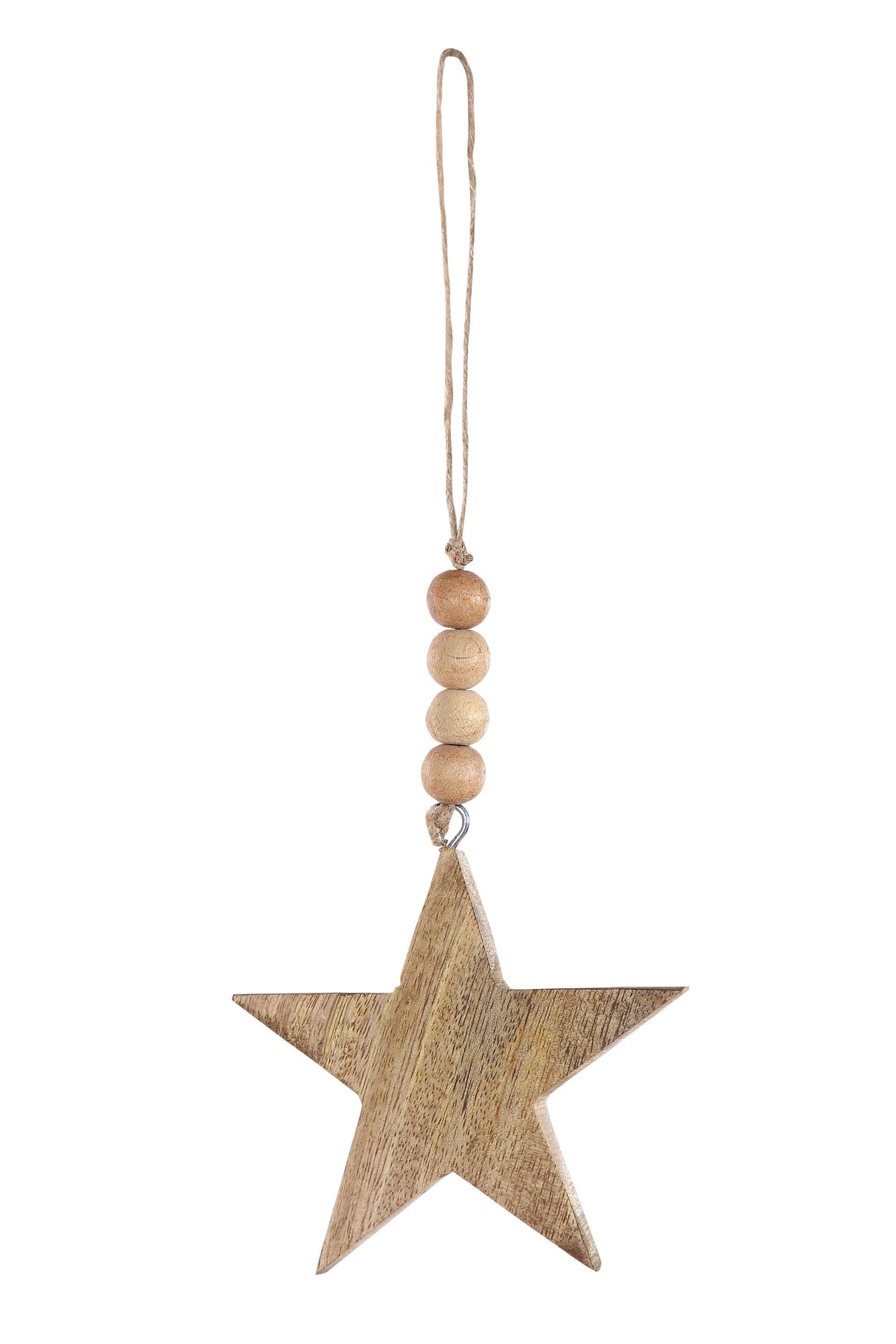 Handmade Wooden Charm - Star 10 inches (Set of 3) by The Artisen - Sumiye Co