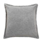 Stone Washed Throw Pillow, Grey - 21x21 Inch by The Artisen - Sumiye Co