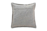 Stone Washed Throw Pillow, Grey - 21x21 Inch by The Artisen - Sumiye Co