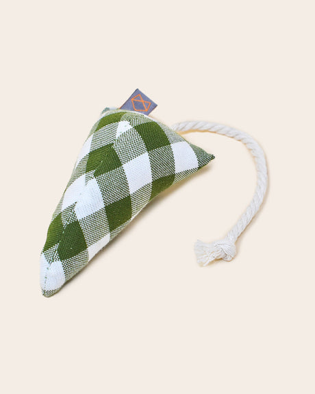 Pet Toy Modern Mouse - Gingham