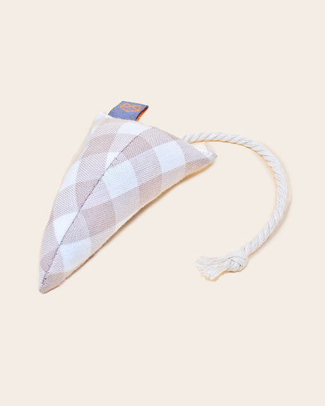 Pet Toy Modern Mouse - Gingham