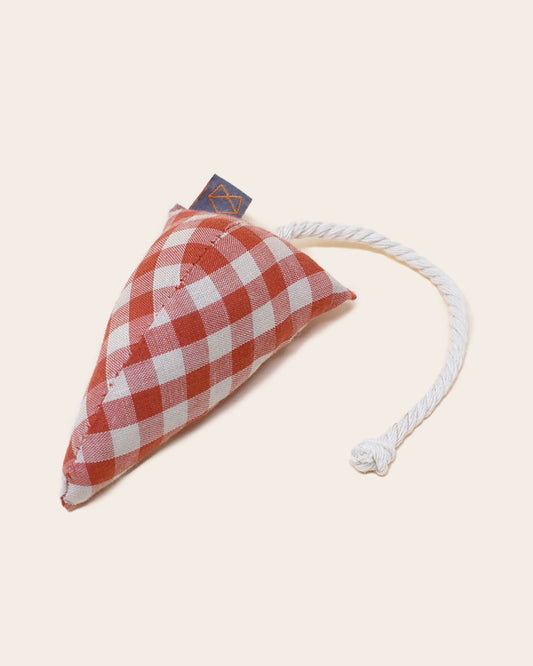 PET TOY MODERN MOUSE - GINGHAM by MODERNBEAST