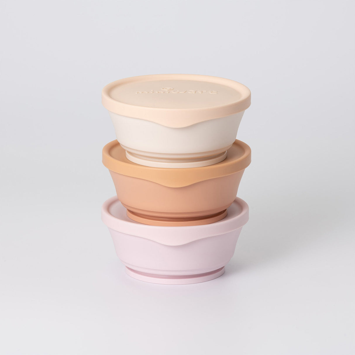 Start Solids: Bowls and Lids 3-Pack - Solid Patissier