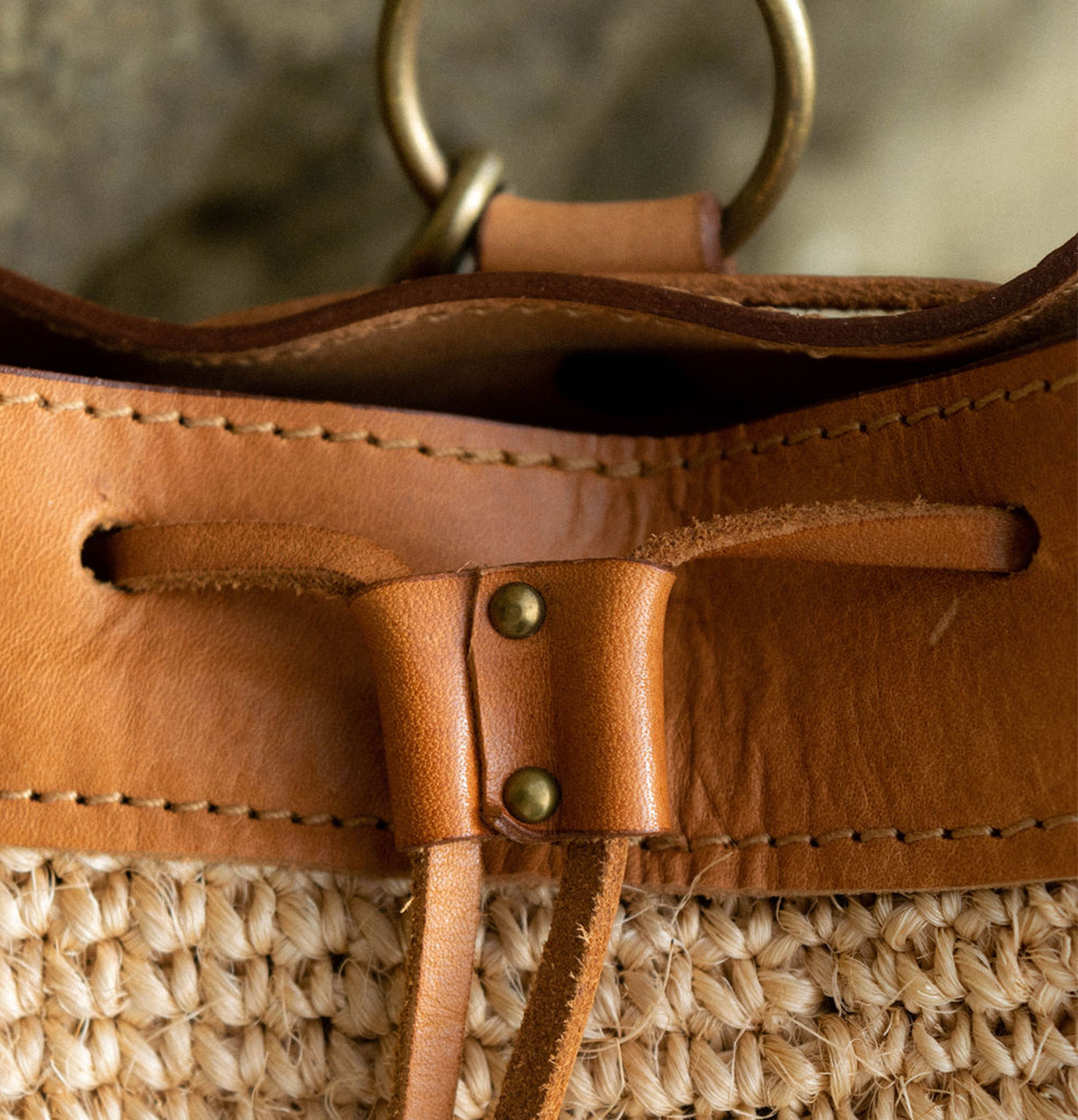 Transito Woven Mini Backpack - Natural