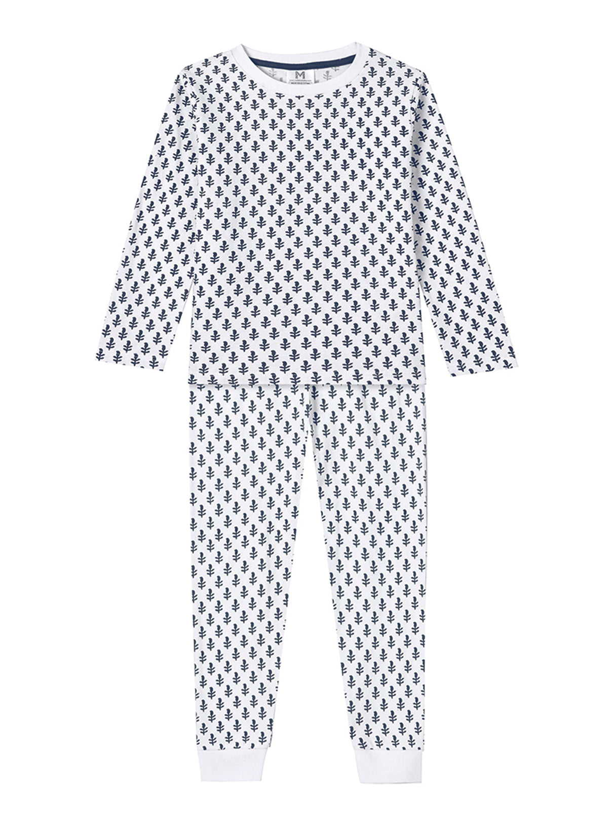 Toddler & Big Kid Cotton Knit PJ Set (Fort Blue)-6