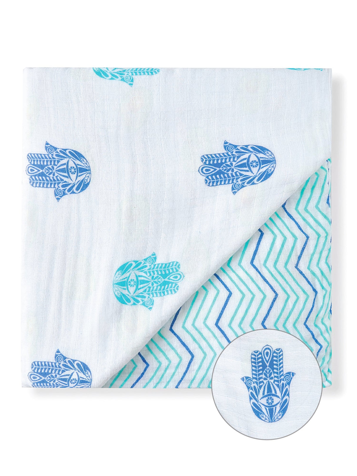 Organic Snug Blanket - Hamsa-0