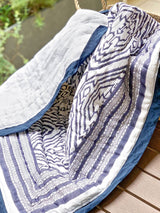 Southside Blue Cotton Quilt-2