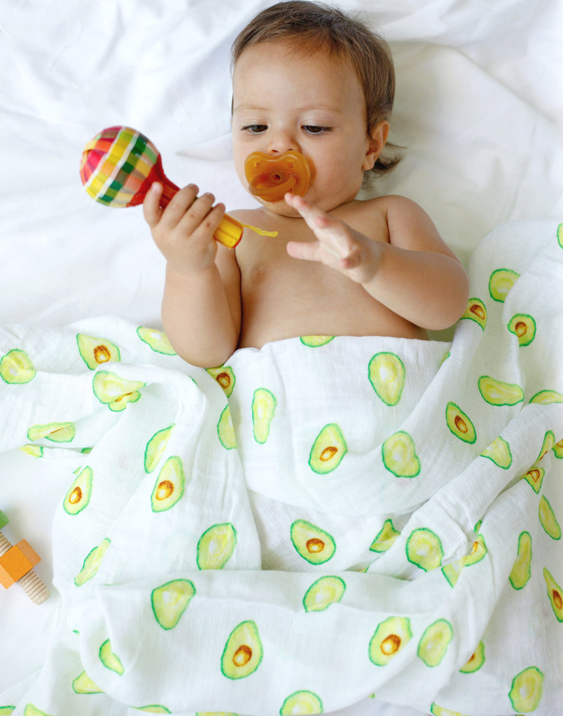 Organic Swaddle Set - First Foods (Avocado & Carrot)-3