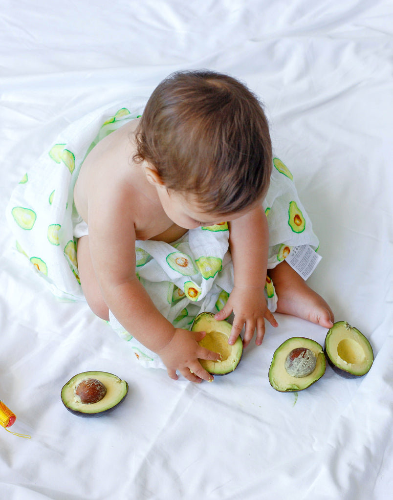 Organic Swaddle - Avocado-2