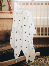 Organic Swaddle - Bee-2