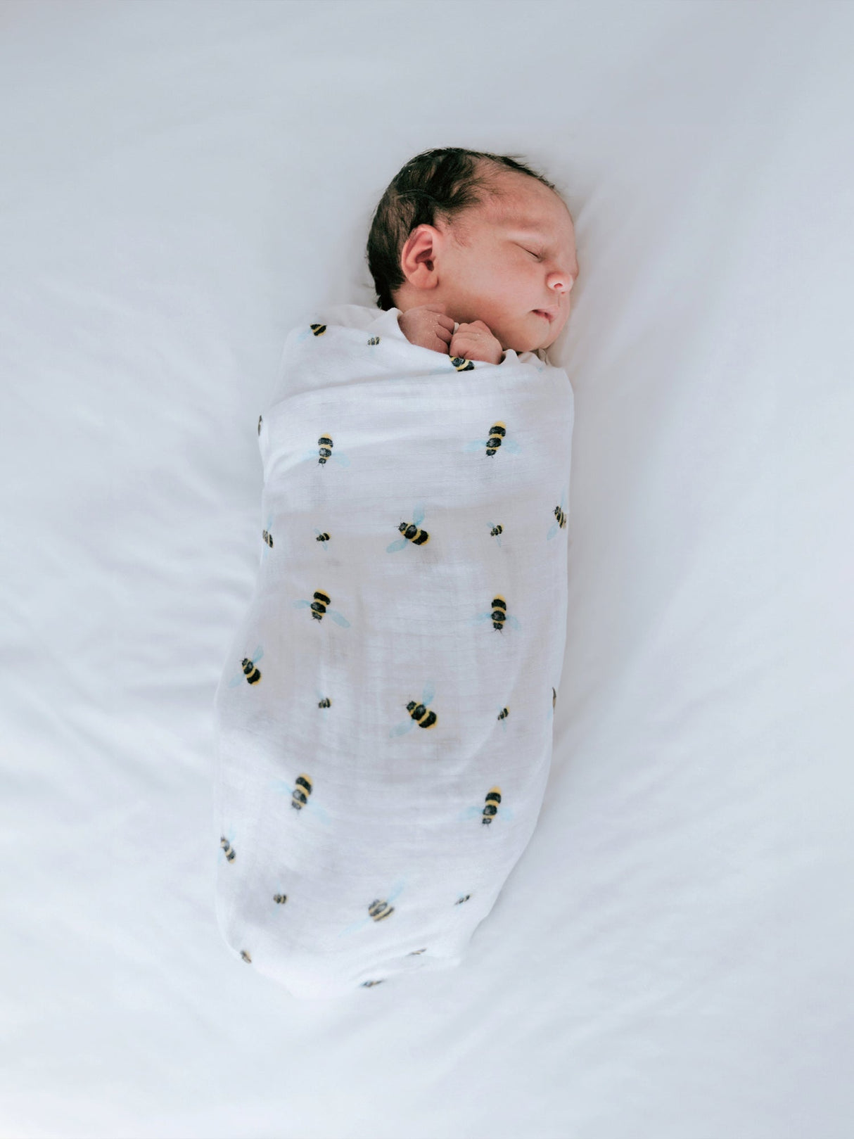 Organic Swaddle - Bee-1