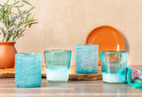 Handblown Glasses - Drinkware Set of 4 (13 oz) - Sumiye Co