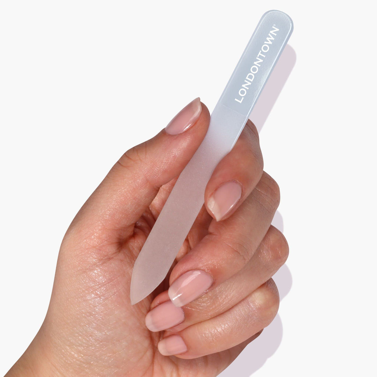 Glass Nail File - Milky | Sustainable Nail Care