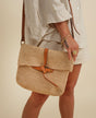 Carmen Woven Crossbody Bag | Natural - Sumiye Co