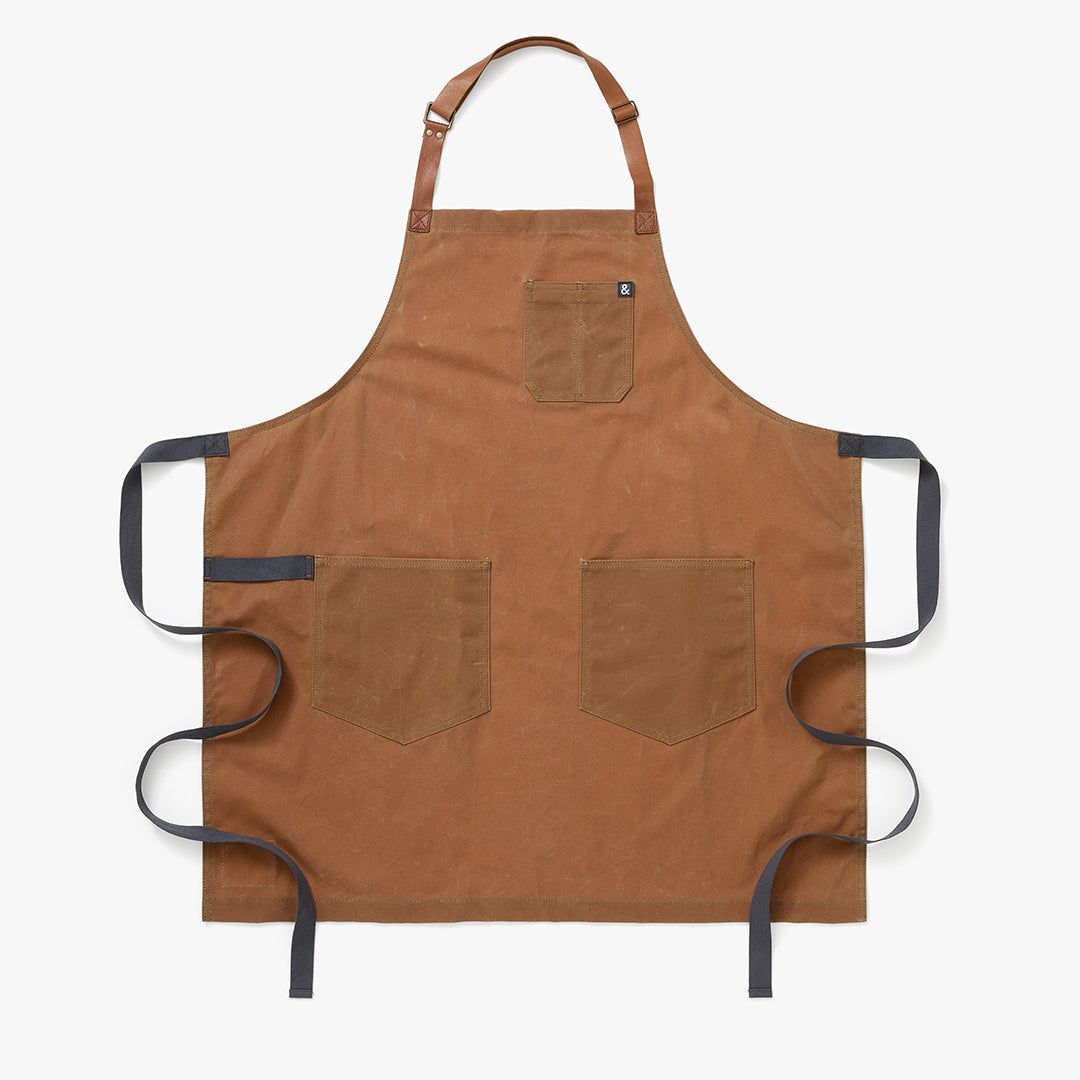 The Essential Apron - Montana Waxed Canvas - Sumiye Co