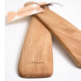 Chechen Wood Design Salad Server Spoons - Rosa Morada Wood | Mexico - Sumiye Co