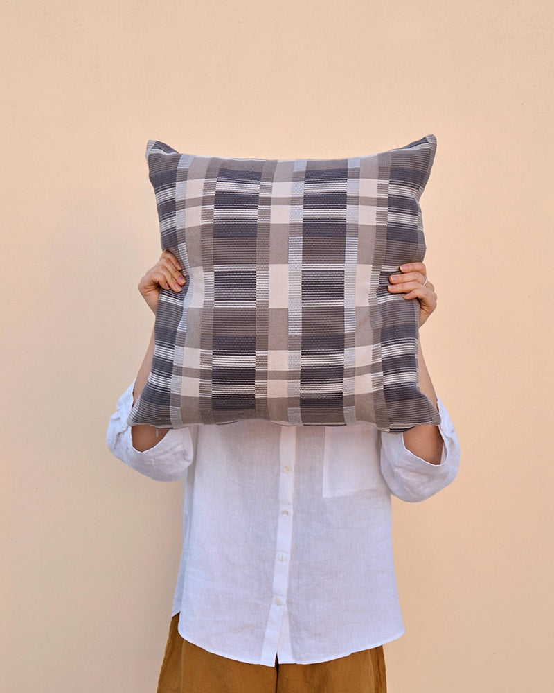 Skipping Block Pillow Cover- Hopscotch