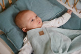 Muslin Baby Swaddle Blanket "Mint" by Moi Mili - Sumiye Co