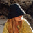 Jute Crochet Straw Hat in Black - Sumiye Co