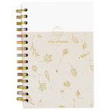 Gratitude Journal - Gold Leaf Linen