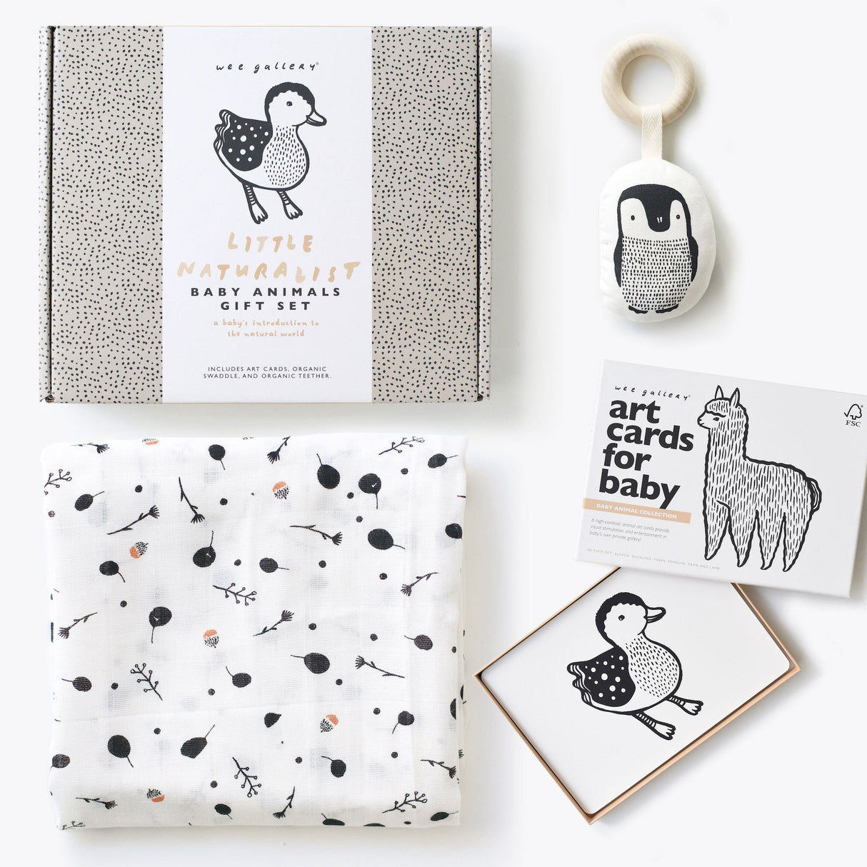 Newborn Baby Gift Set - Baby Animals - Sumiye Co