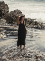 Noa Maxi Dress - Black - Sumiye Co