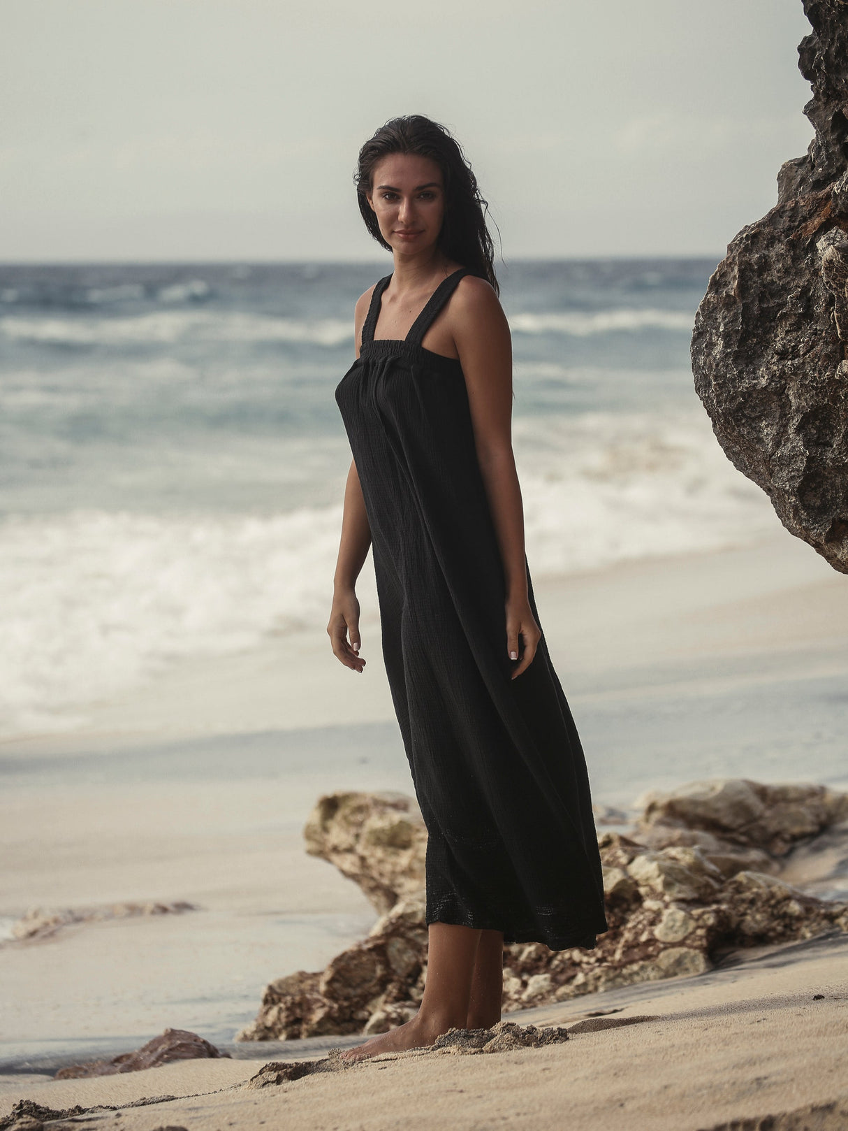 Noa Maxi Dress - Black