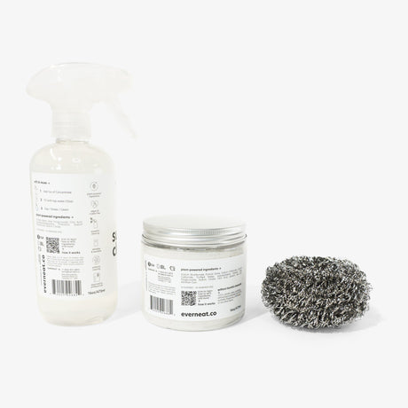 Oven Cleaning Kit (Plastic Bottle & Jar)