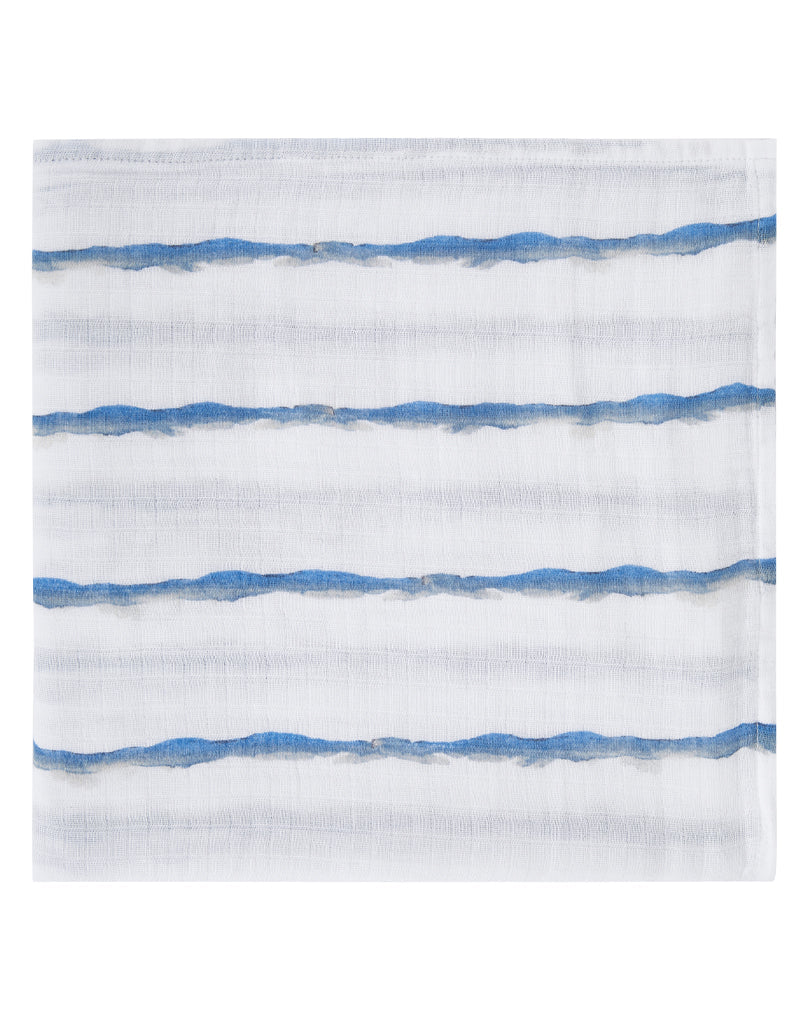 Organic Swaddle - Ocean-1