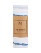 Organic Swaddle - Ocean-2