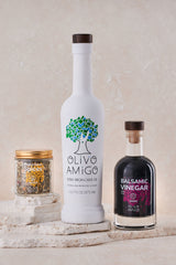 Olive Oil, Balsamic Vinegar, Mediterranean Spice Blend | Vitality Celebration Gift Set