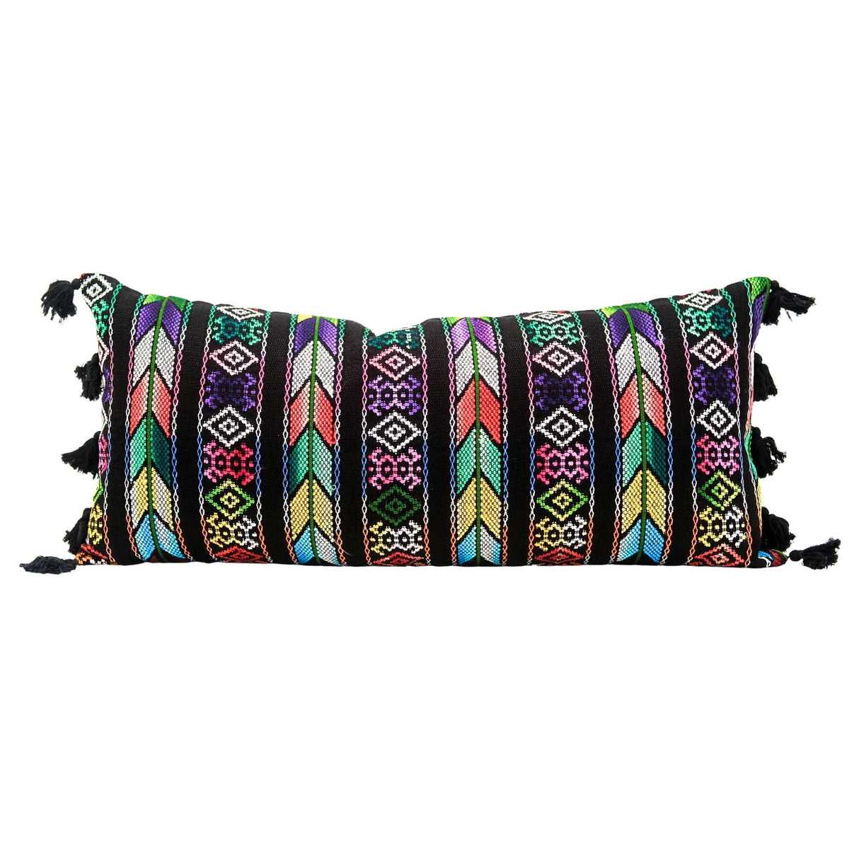 Oversized Guatemalan Lumbar Pillow - Sumiye Co