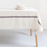 Provincial Tablecloth - Natural / French Navy