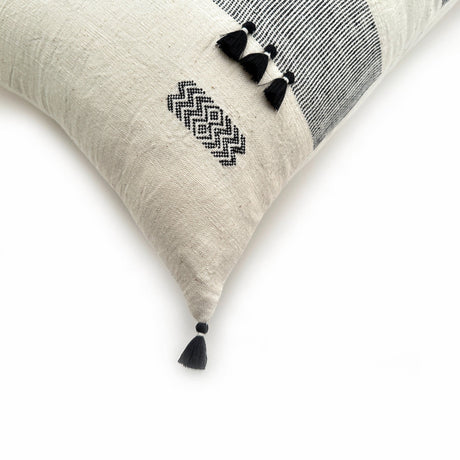 Nimmit Sti Handwoven Throw Pillow Cover 16" x 24" | India - Sumiye Co