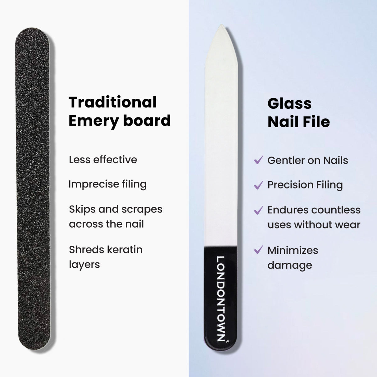 Glass Nail File - Safara | Sustainable Nail Care