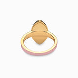 Blush Quartz Aura Ring