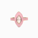 Blush Quartz Aura Ring