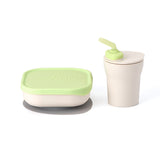 Sip & Snack: All Stages Cup and Bowl Set - Vanilla + Key Lime