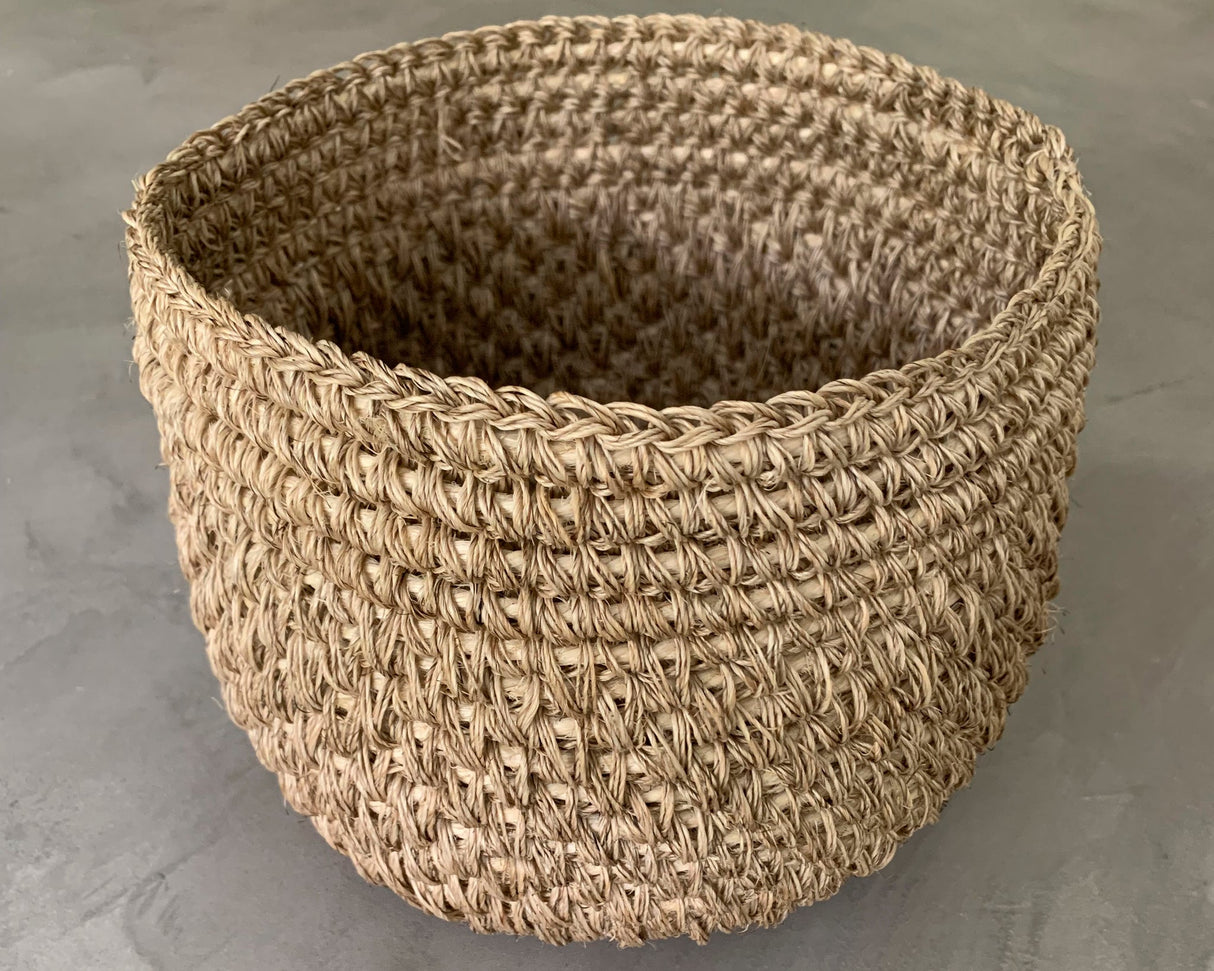 TALLO de OLIVO Fique Bread Basket 6in x 6in | Colombia - Sumiye Co