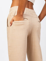 Wide Leg Stretch Pants | Beech Wood