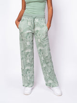 Deco Frond Wide Leg Pants