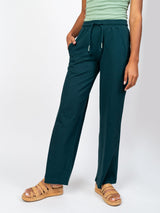 Chevron Fern Wide Leg Pants