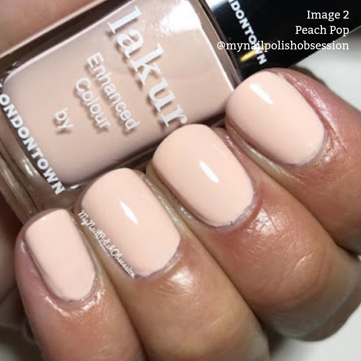 Peach Pop Nail Color | Gel-Like Nail Polish - Sumiye Co