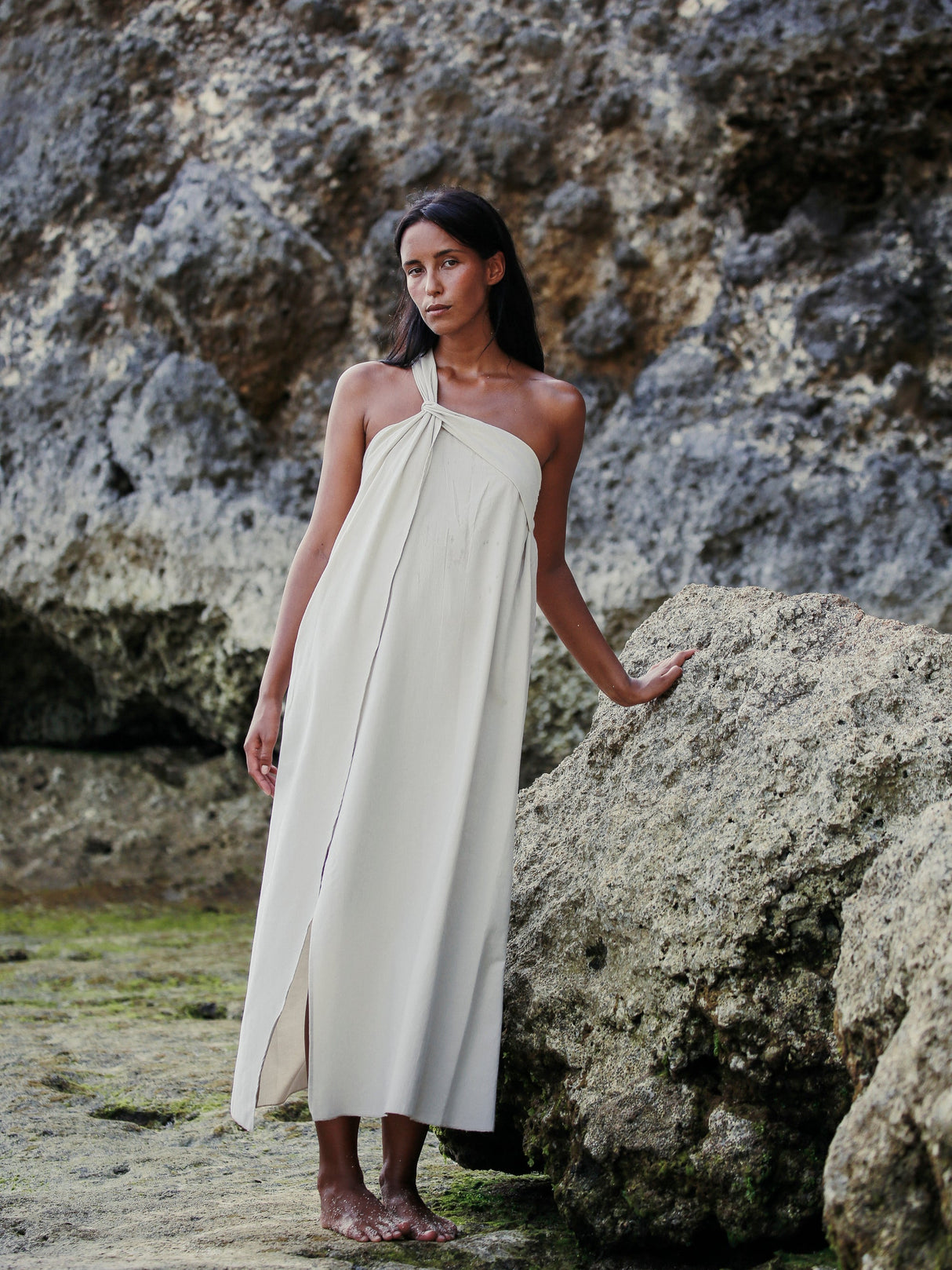 Pia Maxi Dress - Oatmeal