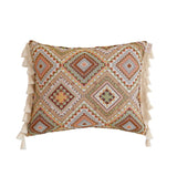 Throw Pillow "Boho Tribe" with Fringe by Moi Mili - Sumiye Co