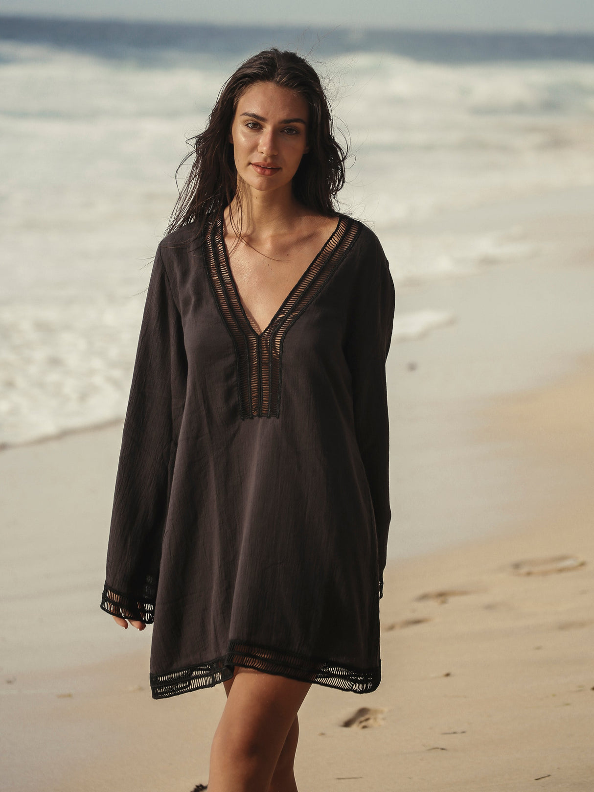 Vestido Positano - Negro