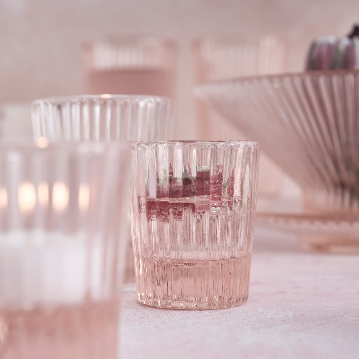 Pink Shot Glasses - Set of 6